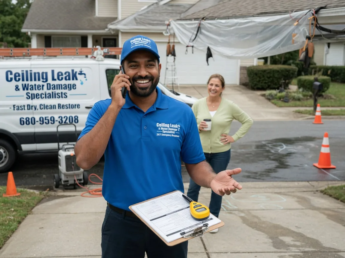 Ceiling Leak Cleanup San Jose, IL FAQs